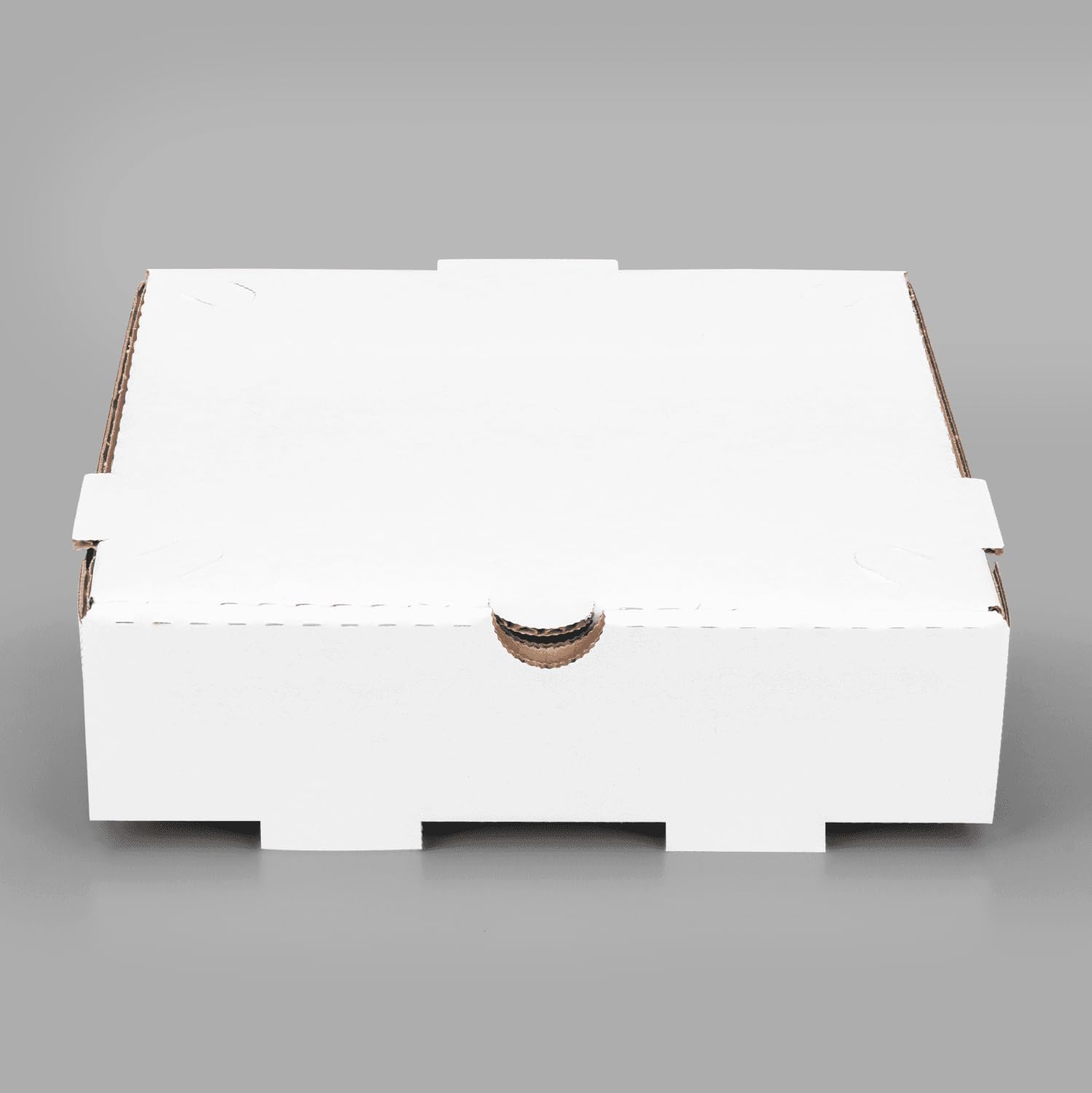 Karat Cajas de pizza blancas – Caja de pizza corrugada resistente a la grasa, ventiladas y convertibles en plato, perfectas para pizzas personales y – Paquete de 50 (8 pulgadas)
