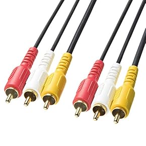 AVコード 赤白90cm ピンジャック 配線ケーブル Amazon | AVコード 赤白黄 ピンコード RCA プラグ ケーブル 1.0m