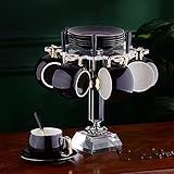 Teetisch-Teekannen-Set, handgefertigtes chinesisches Porzellan, Teekanne, Teetassen, hochwertige Kaffeetasse und Untertasse, europäischer einfacher Becherhalter, nordischer Nachmittagstee-Set für