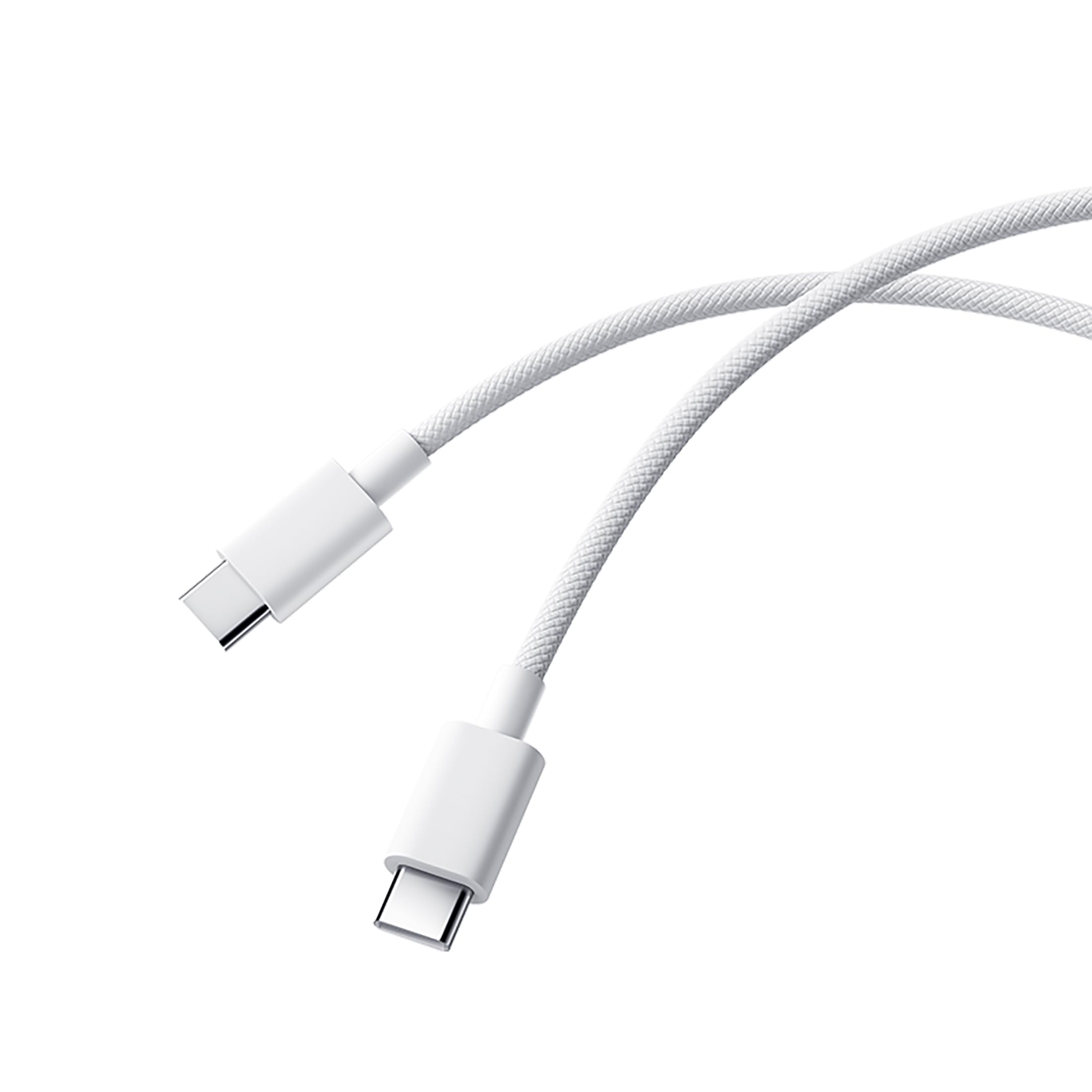Xiaomi Hypercharge 60W Type C to Type C Cable (Braided) for iPhone, Smartphones, Tablets, Laptops, Macbook & Other Type C Devices, Supports Power Delivery (PD) Technology, 480Mbps Data Sync, White-image-7