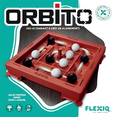 Asmodee FlexiQ Orbito - Jeux de société - Jeux de stratégie - Jeux de réflexion - Jeu Familial à partir de 7 Ans - 2 Joueurs - Version française