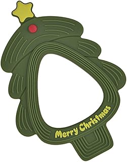 Toyvian 1Pc Árvore De Natal Mordedor Mordedor Infantil Mastigar Brinquedo Bebê Mastigar Brinquedos Infantil Mastigar Chupeta Molar Brinquedo Dentes Do Bebê Moagem Brinquedos Grau