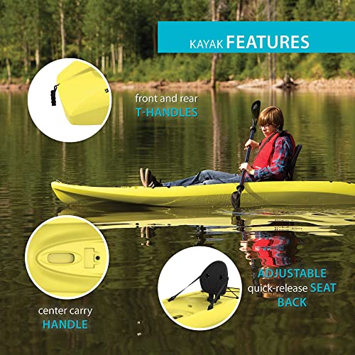Lifetime Sit On Top Kayak, Volt 85, Yellow
