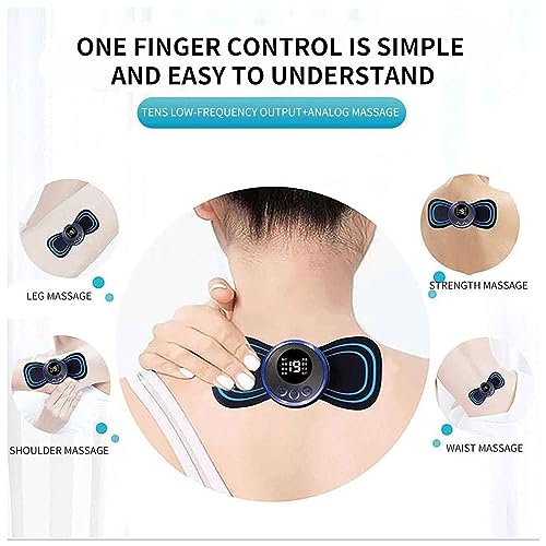 Image of Garth Portable USB Neck Automatic Massage Enhancer Mini Cervical Massager EMS