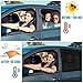 WIN.MAX Parasol de Coche, Parasol Coche Bebe, para Niños y Mascotas, Doble...