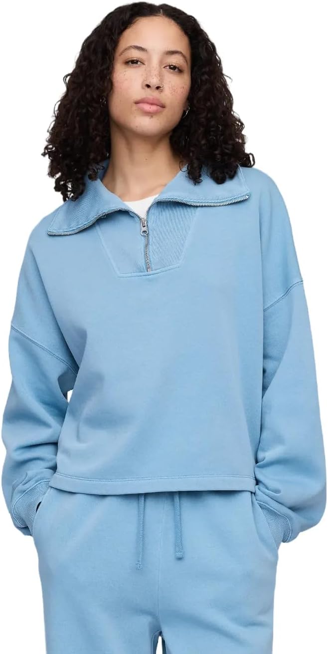 GAP womens Half Zip Hoodie