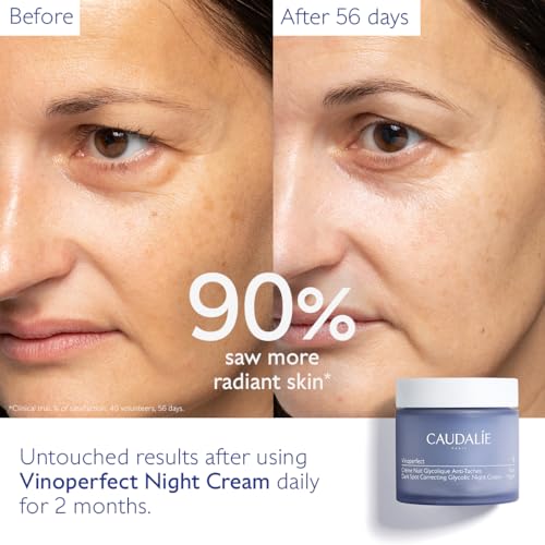 Caudalie Vinoperfect Dark Spot Correcting Glycolic Night Cream 50mL, 50 ml (Pack of 1) - Image 4