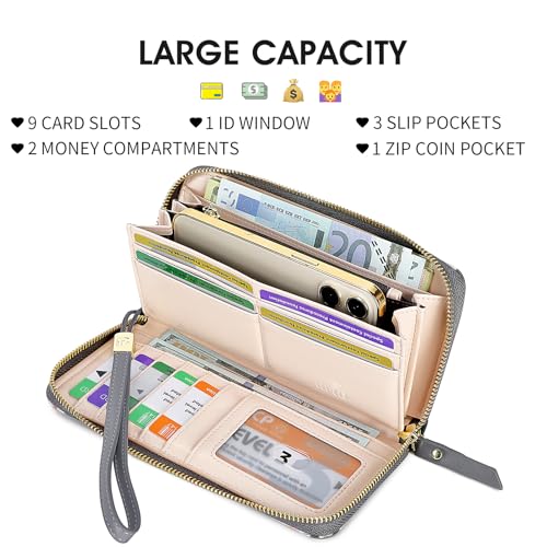 Image of Pomelo Best Wristlet Women Wallet Floral RFID Clutch Purse