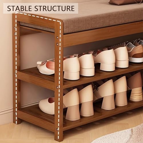 Meuble range-chaussures pour petits espaces avec assise confortable