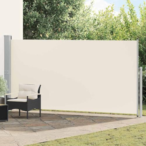 Store extérieur rétractable crème pour protéger le balcon du vent - 2