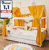 ALAVYA HOME Juego de decoración para cama de casa de 3 piezas, con dosel, 1...