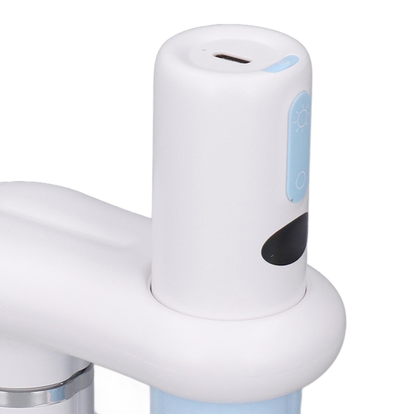 Jiawu Microscopio Digital de Mano con Cámara, Microscopio Portátil WiFi 50-1000X, Iluminación Ajustable de 8 LED, de Vídeo 1080P para Niños Adultos, Compatible con PC