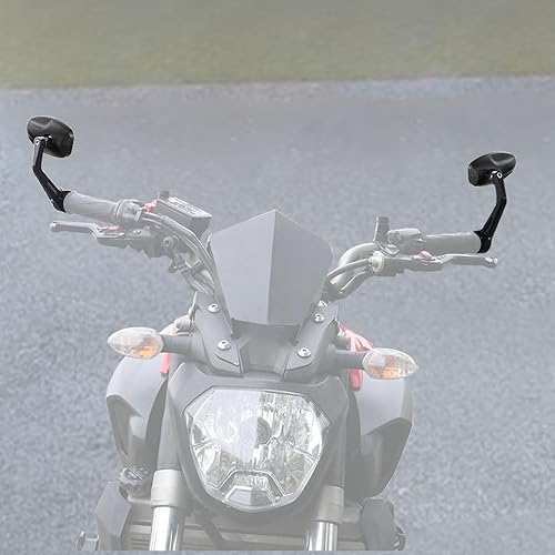 Miniatura 7 de Xitomer Espejo de extremo de barra, apto para MT-07 FZ07 2013 2014 2015 2016 2017 2018 2019 2020 2021 / MT-09 FZ-09 14-22 / XSR700 18-20 / Tmax53 0