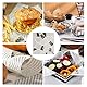 200 Blätter Burger Papier, Deli Papierblätter, 25 x 25 cm Backpapier Zeitungsoptik, Burger Pommes Papier für Korb, Käsepapier für Käse Sandwich Verpackungspapier Wrap Papiers Butterbrot Frites