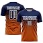 Texas Orange Navy White