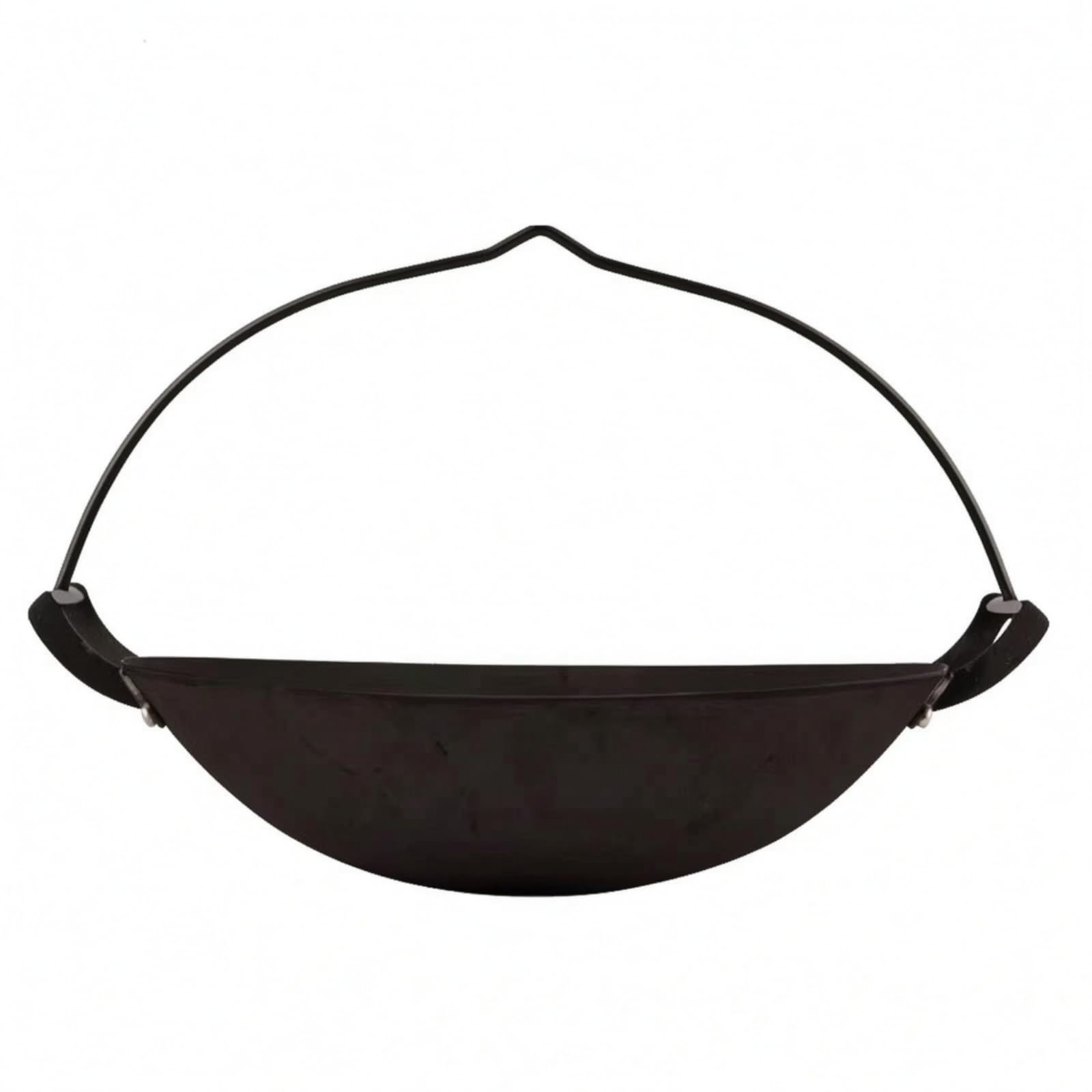 Baoblaze Olla con Doble Asa Retención Del | Apta para Fogatas, Olla con Asa Colgante, Versátil, Camping, Restaurantes, 28CM