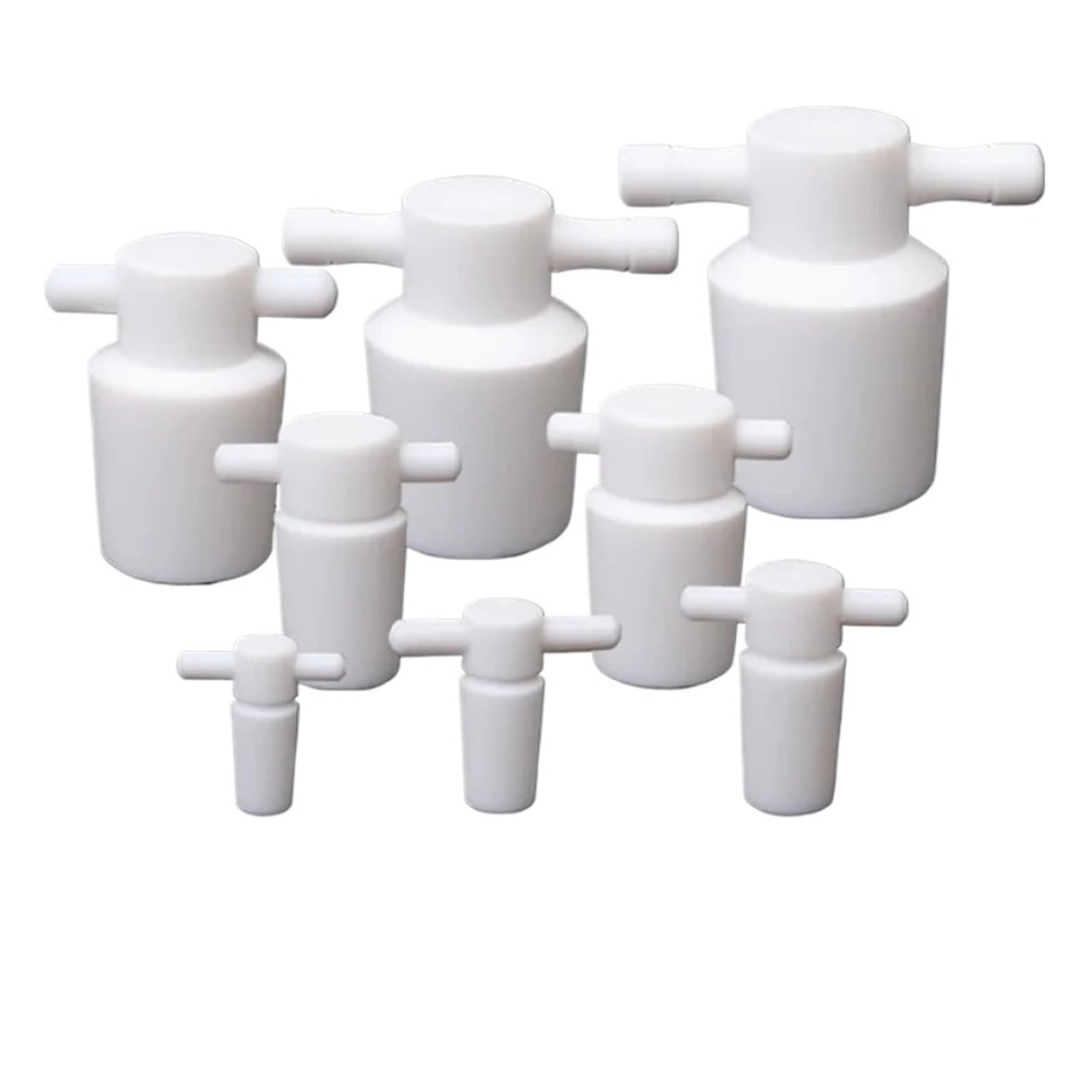 Botella de capacidad de tapón de laboratorio PTFE | Resistente al ácido(H)