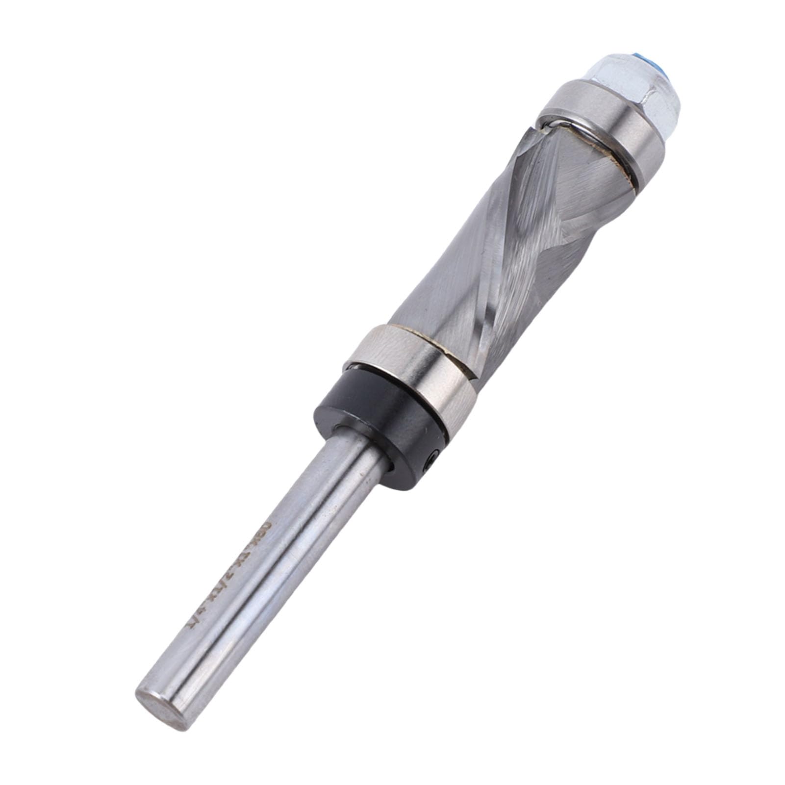 Punta per Fresatura a Spirale con Doppio Cuscinetto, Punta per Fresatura a Filo in Carburo di Tungsteno, Efficiente Strumento di Rifilatura del Legno per la Lavorazione del Legno CNC