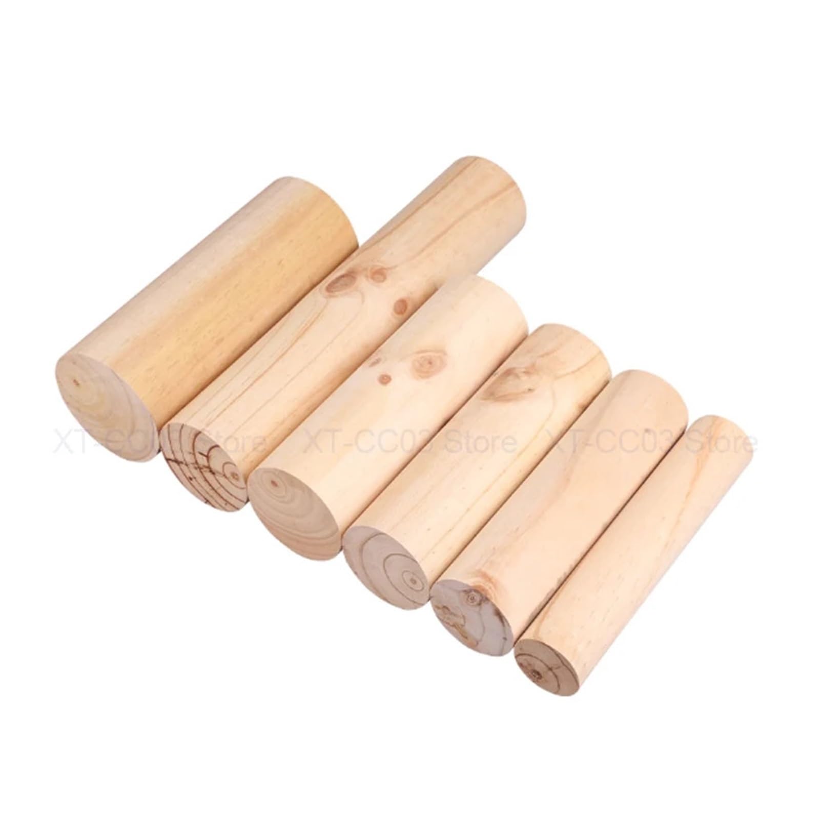 HolzstäBe Zum Basteln 1Pcs 50/60/65/70/80/90/100mm Diameter Solid Wooden Stick DIY Handmade Building Sand Table Model Material Furniture Accessories(400mm,70mm)