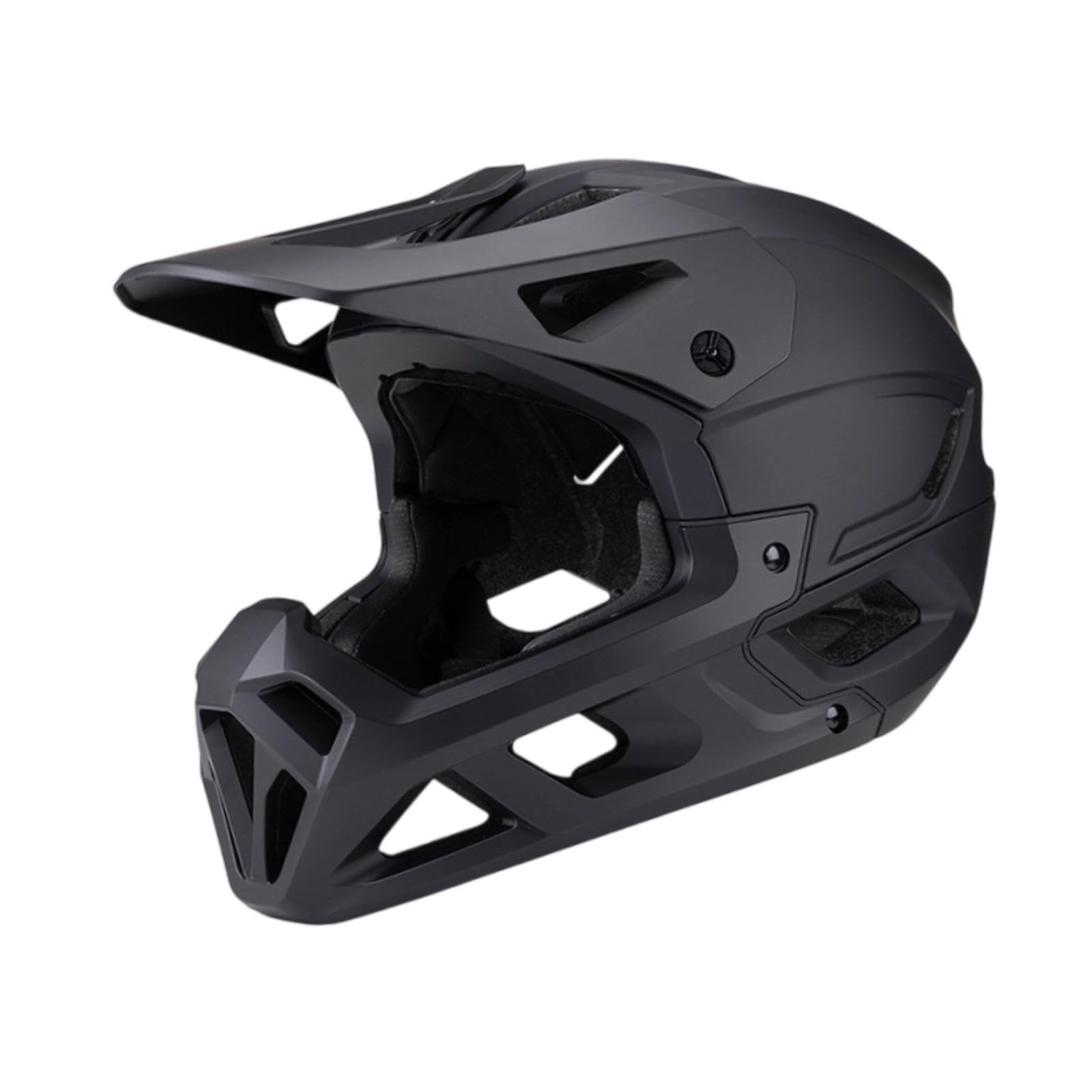 Casque de Vélo, équipement de Cyclisme Respirant avec Mentonnière Amovible pour Adultes, Ventilation, Confortable et Intégral