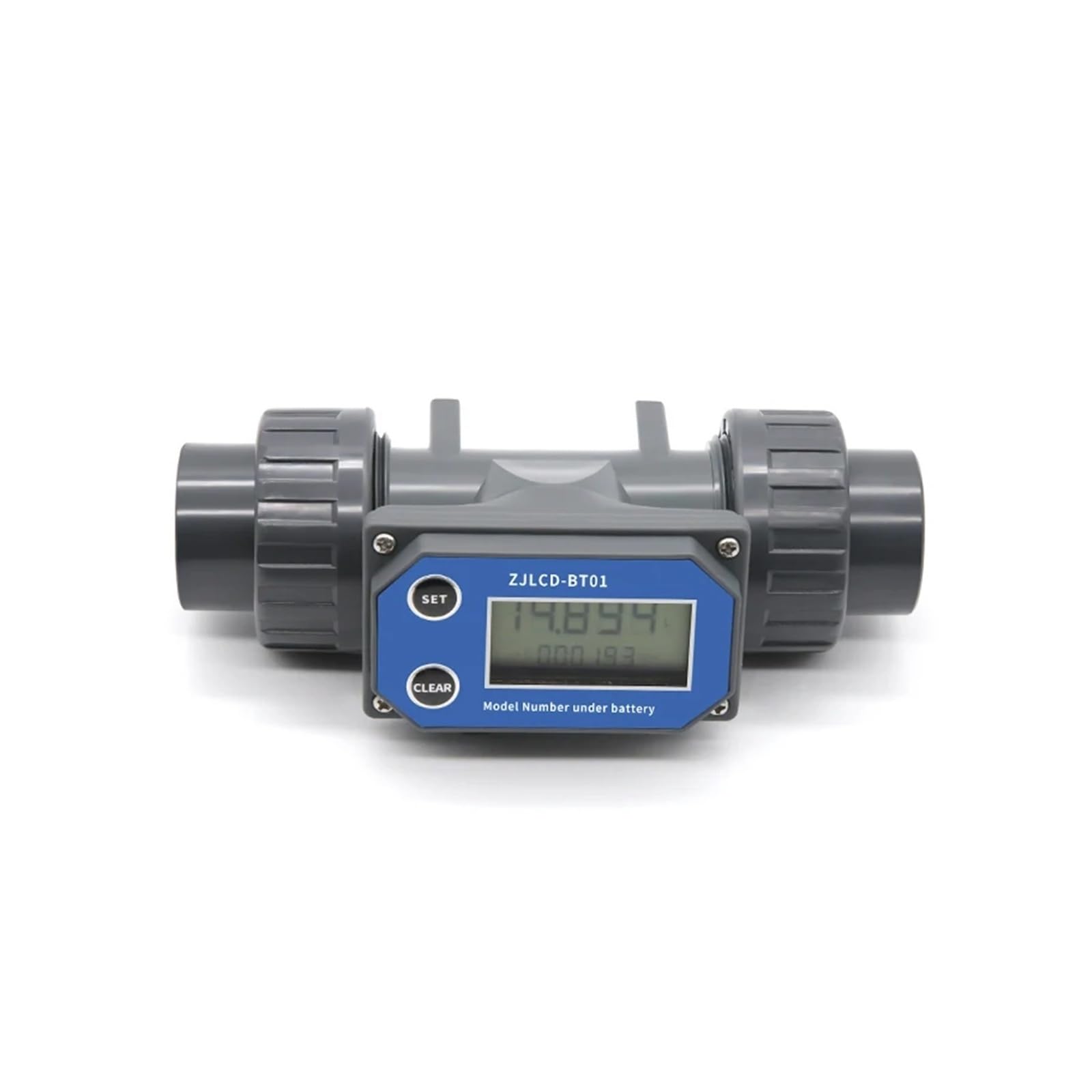 Digitaler Durchflussmesser mit großer Kapazität, 1 Zoll, 1-1/2, 2, 2-1/2, 3, Turbinendurchflussmesser for Schwimmbäder Hohe Empfindlichkeit, geringe Latenz(5-24V Power,DN80)