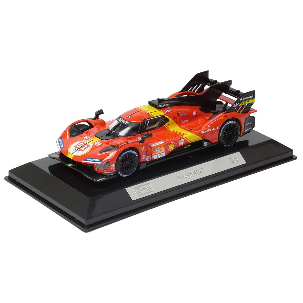 Bburago - 1/43 Scale Model Compatible with Ferrari Racing 499 LMH 2023# 51 Compatible with Antonio Fuoco Champion 2023 Racing Car Miniature (Red) (B0D4QZKJWF) Amazon Price History, Amazon Price Tracker