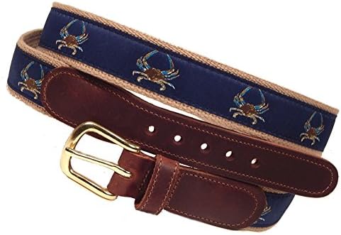 "Maryland Blue Crab" Belt Navy Blue