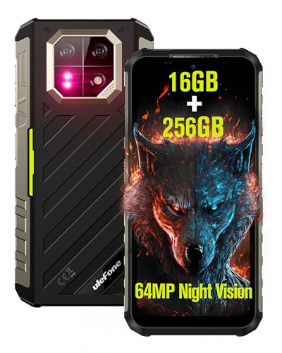Ulefone Armor 22 Rugged Smartphone 2023, 16 GB + 256 GB + 512 GB, teléfono indestructible Android 13, visión nocturna de 64 MP, batería de 6600 mAh, teléfono móvil FHD+ de 6,58 pulgadas,