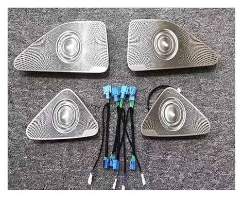 64 Color Colorful Luminescent Door Speaker Cover Compatible with Mercedes Benz S-Class - W223 2021-2022 Without Programming