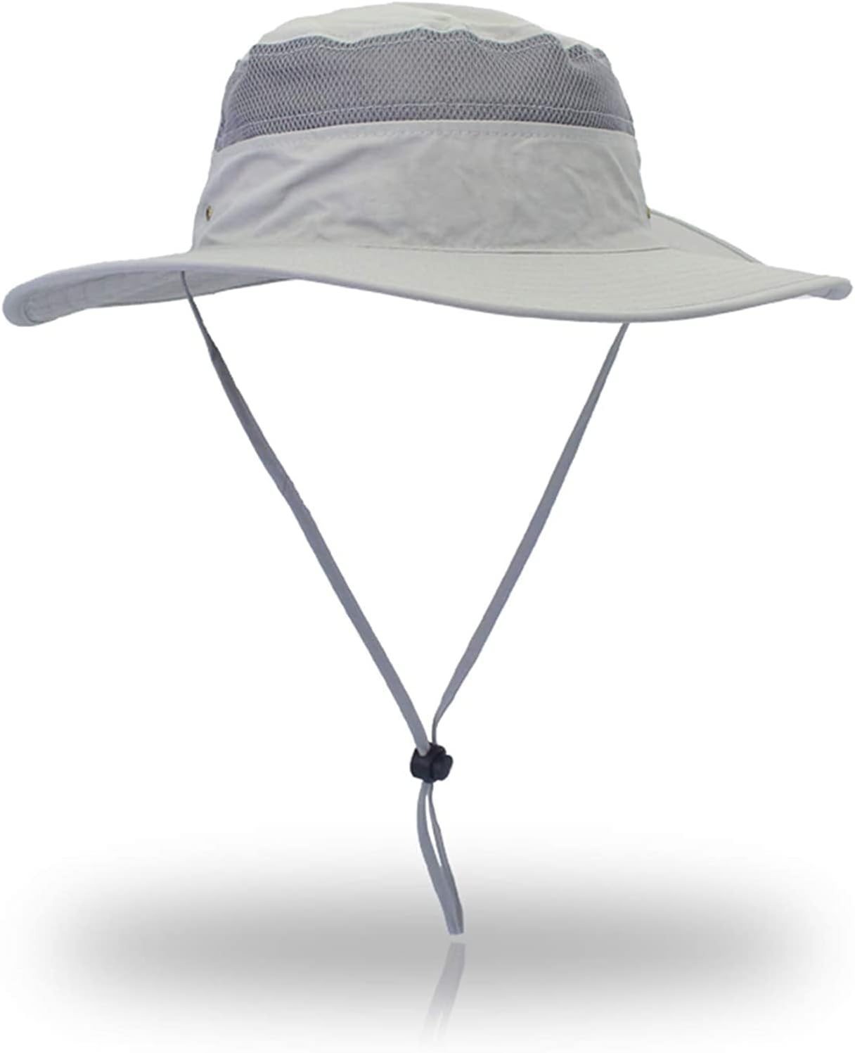 Fishing Hats Windproof UPF50+ UV Protection Bucket Beach Mesh Sun Hat 56-61cm