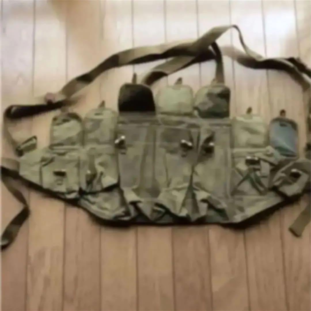 極上品未使用 実物AK47用65式チェストリグ 70-80年代製 ベトコン