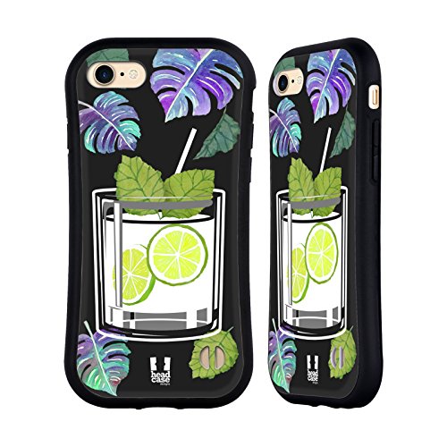 Head Case Designs Vodka Cocktails Hybrid Case Compatible with Apple iPhone 7/8 / SE 2020 & 2022