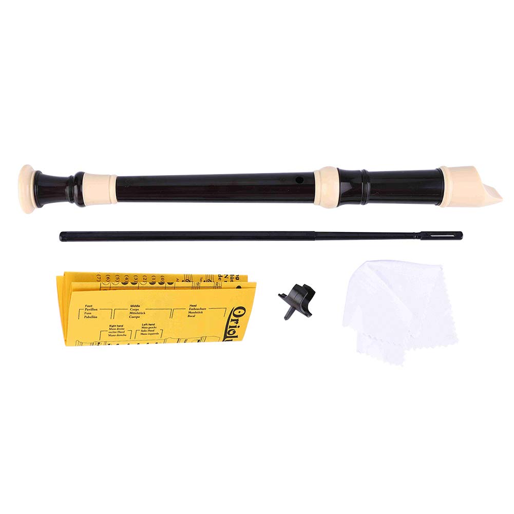 Bnineteenteam Flûte à bec soprano 8 trous Oriolus en ABS pour instrument de musique de style britannique/allemand, Style allemand