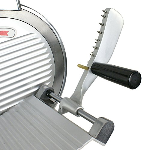 BBBuy Pro 10" Commercial Semi-Auto Deli Electric Food Meat Slicer Durable Stainless Steel Blade 240W 530RPM Cheese Food Meat Vegetables Slicer Cutter for Home Kitchen Restaurant - Thumbnail 6
