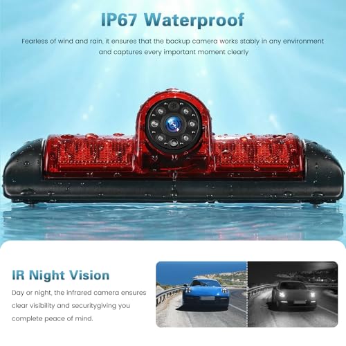 Caméra de recul étanche IP67 avec vision nocturne IR Boxer