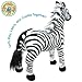 TigerHart Zebenjo The Zebra - 16 Inch Stuffed Animal Plush
