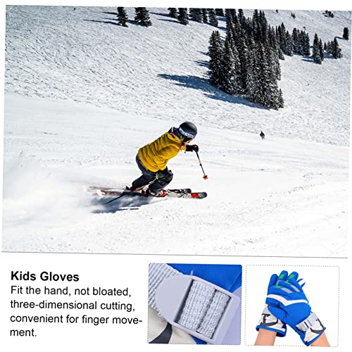 CALLARON 3 Pares De Luvas De Tecido Infantil Para Esqui