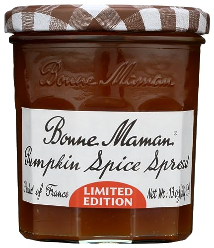 Bonne Maman Pumpkin Spice Preserves, 13 oz Glass Jars (Pack of 2) – Non-GMO, Made with Simple Ingredients