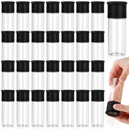 LemonRoad 30 Pcs Plastic Salt and Pepper Grinder Set 3.4