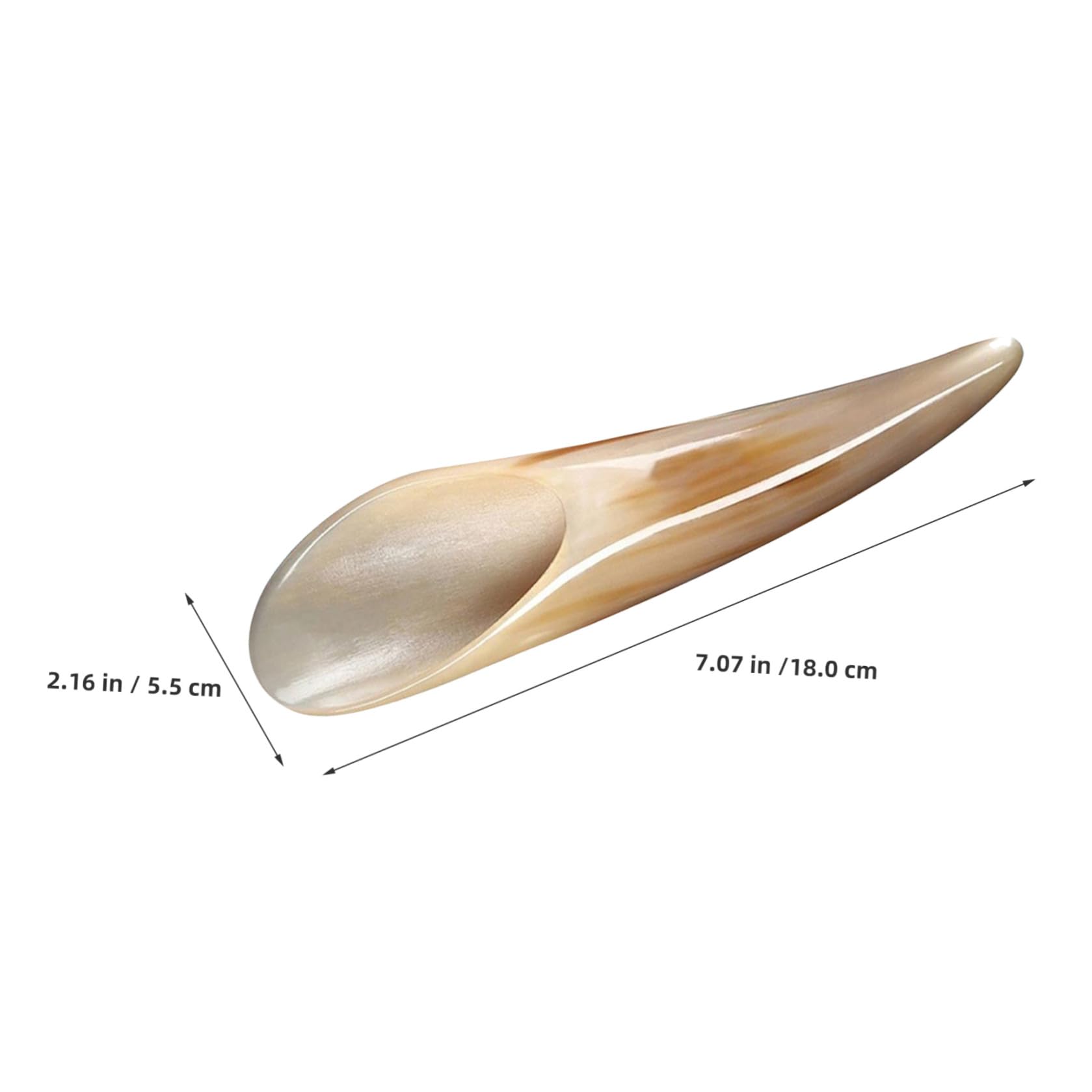3pezzi Strumento Gua Sha per Massaggi Corpo e Viso Realizzato in Corno di Bue Liscio per Massaggio Meridiano Adatto per Schiena Collo Braccia e Gambe