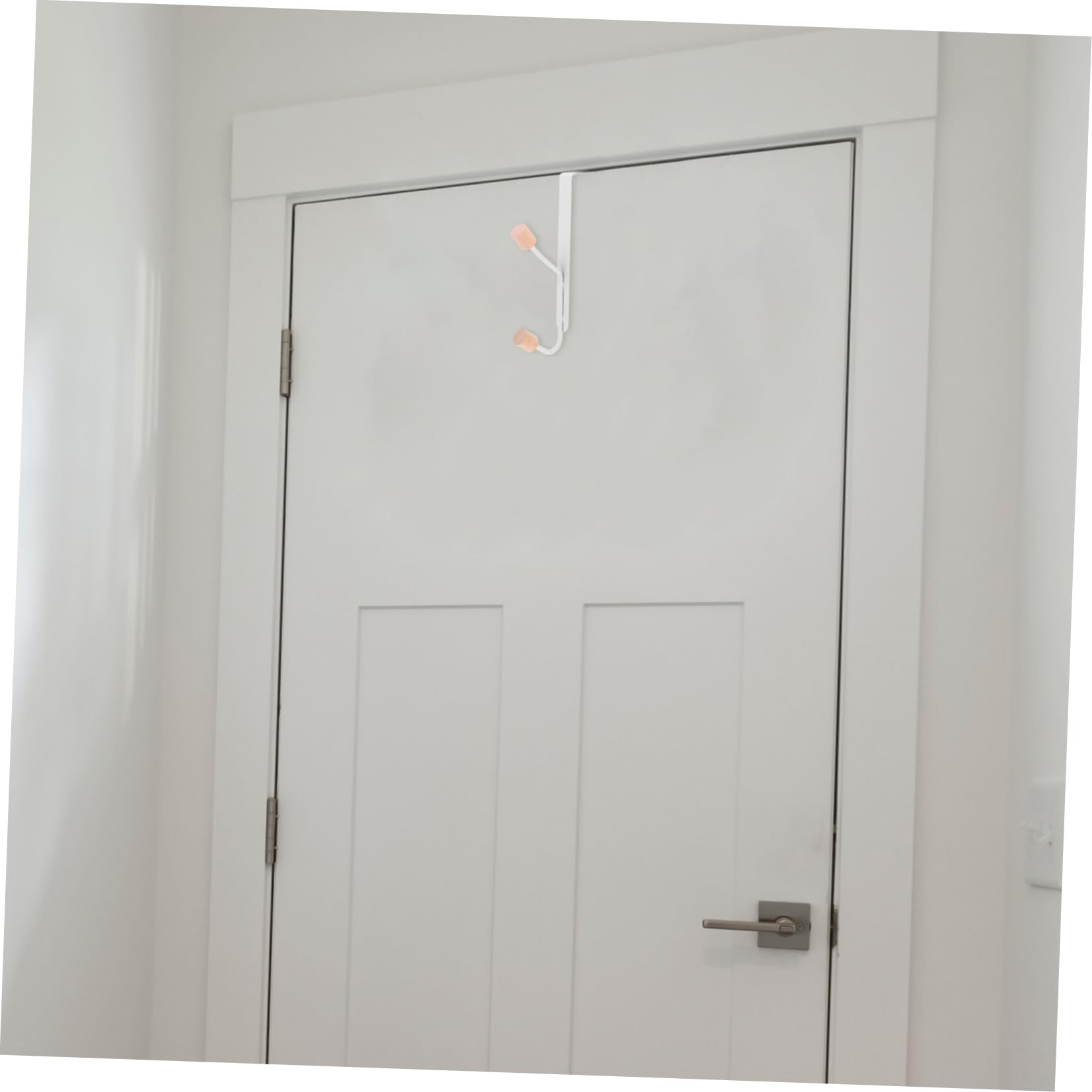 NAMOARLY Door Hook Door Hanger Hook for Door Bag Hook Hanger Hook Powerful Hook Door Hanging Hook Hooks Hangers Door Hat Hook Door Coat Hook Door Rack Hanger Carbon Steel White