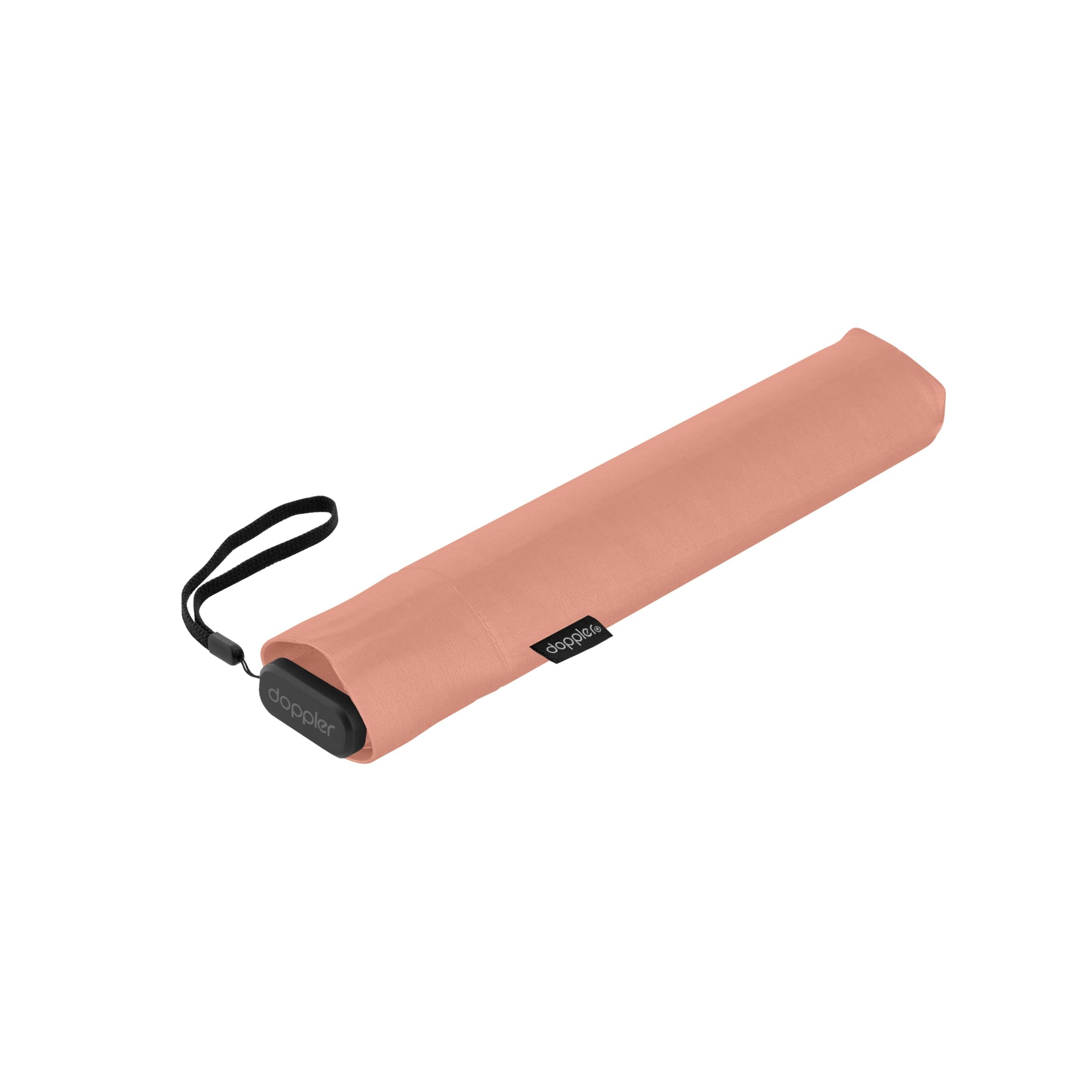 Doppler Parapluie de poche Zero,99 Flat avec protection UV I ultra-léger I Facile à ouvrir I Plat et compact I Résistant au vent