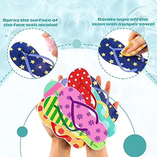 Imanes decorativos de chanclas verano pack 24 piezas miniatura 5