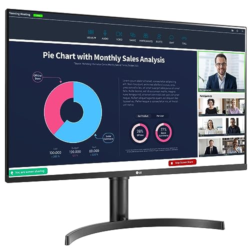 Image of LG 32QN650 (31.5 inch, 80.01cm) QHD (2560x1440) IPS Monitor with AMD FreeSync, Dynamic Action Sync, HDR 10, Color Calibrated, Black Stabilizer (Black)