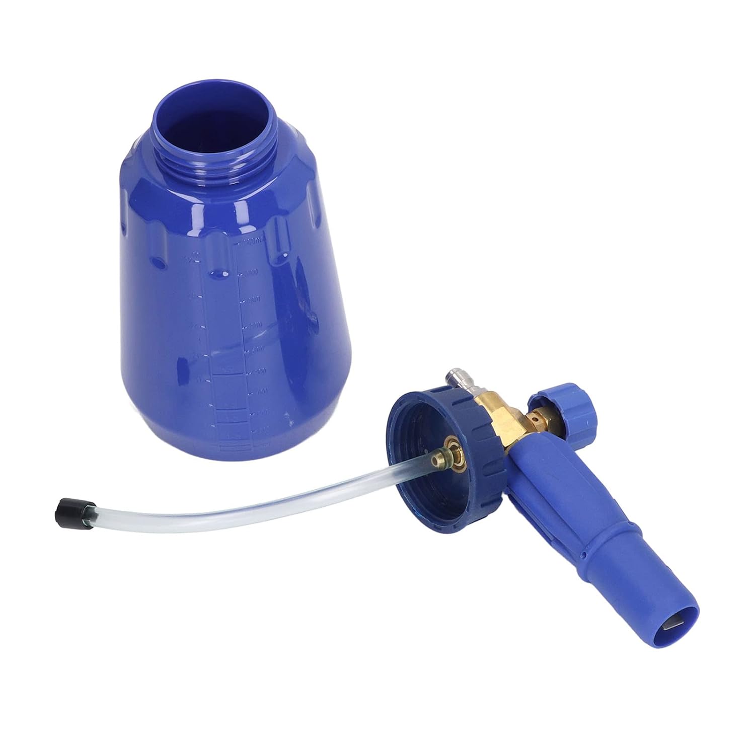 1L 4000psi Tool Daily Foam Cannon with 1/4in NPT Quick Connect Pressure Washer Foam Generator (Blue)