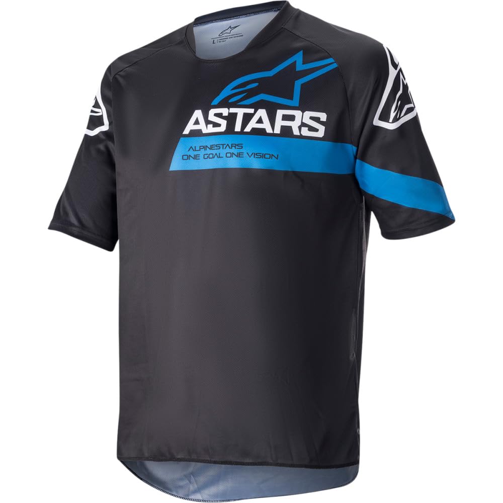 Alpinestars Sports, Black/Bright Blue, M