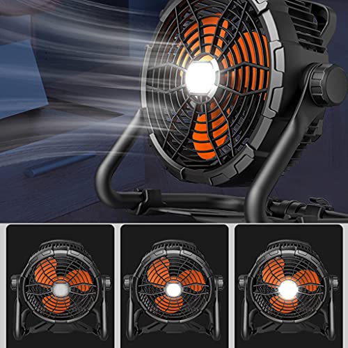 Ventilador con rotación de 360 grados y lámpara integrada multiuso 3