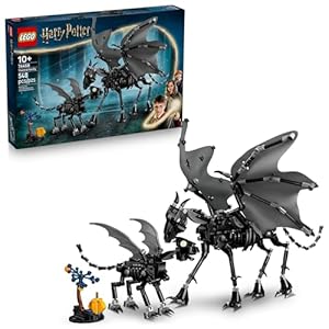 LEGO Harry Potter Thestral Family Building Toy – Pretend Play for Kids, Boys and Girls, Ages 10+ – Collectible Harry Potter Poseable Action Figures – Gift Idea for Christmas – 76458