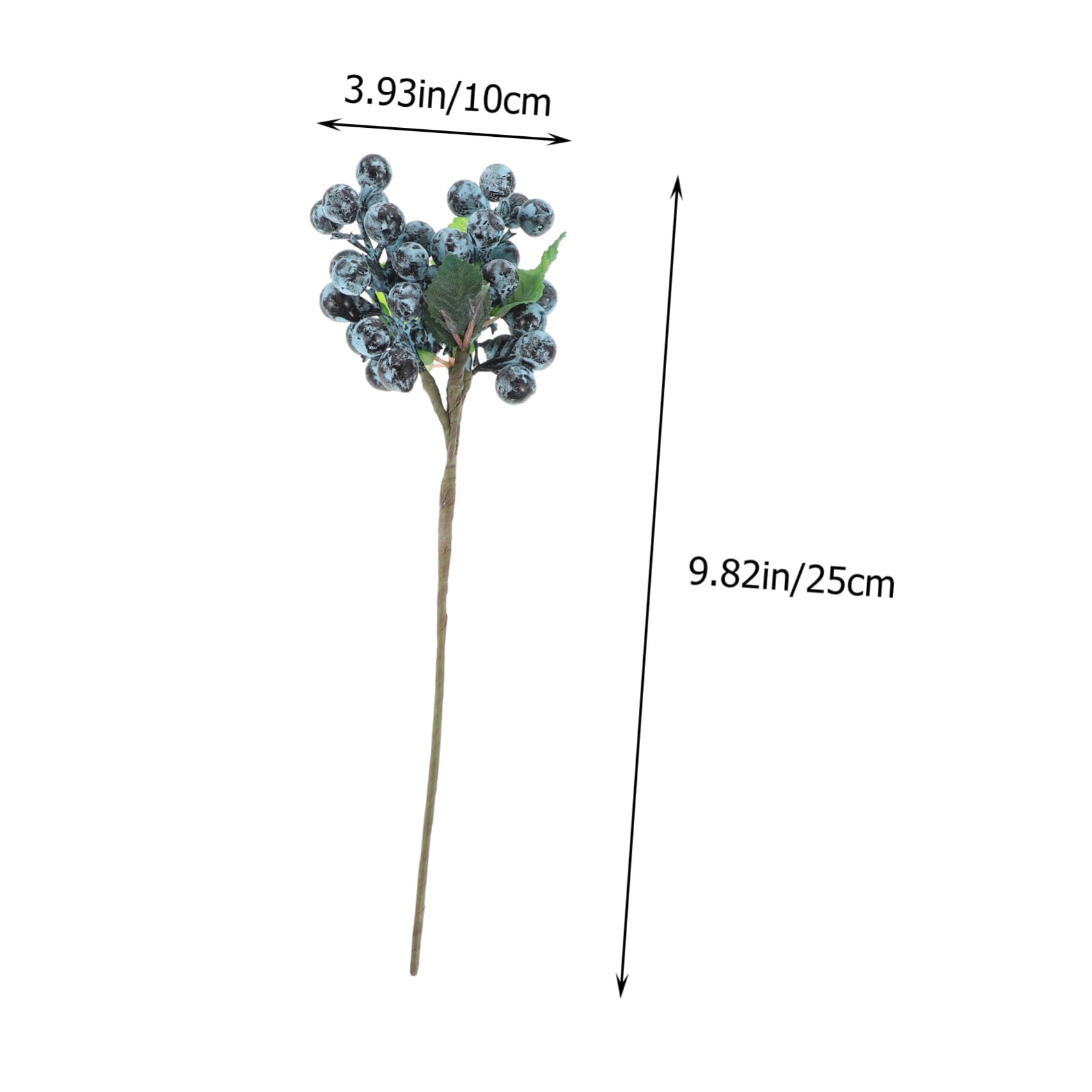 TOPBATHY 15 Pz Bacche Artificiali Rami Finti Bacca per la Disposizione dei Fiori Home Decor Decorazioni Natalizie Arredamento Ornamento Materiale per composizioni Floreali Gambo di Mirtillo