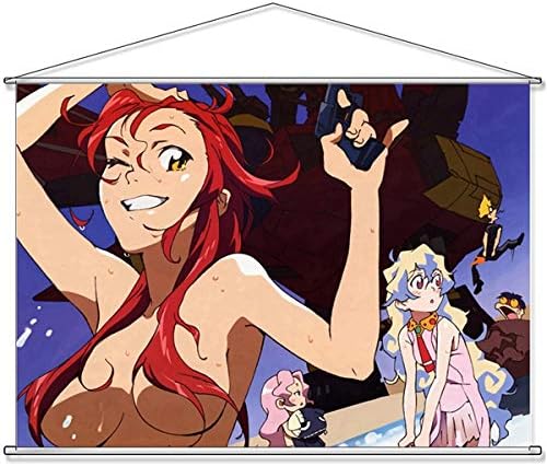 Amazon 天元突破グレンラガン ヨーコ リットナー ニア テッペリン シモン Nia ダリー アダイ Kittan B2タペストリー 約72 8cm 51 5cm アニメ 萌えグッズ 通販